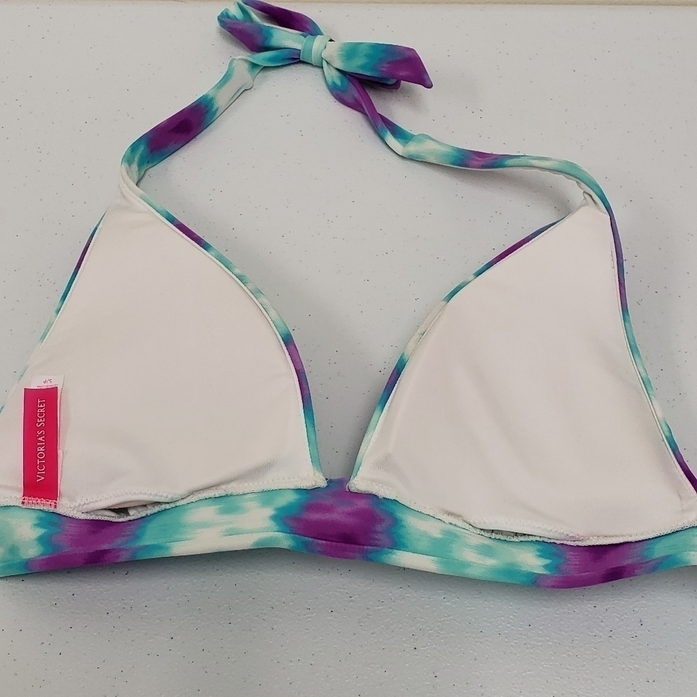Victoria's Secret Swim Bikini Top Tie Dye Size Small - Picture 4 of 7